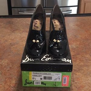 High heel loafers